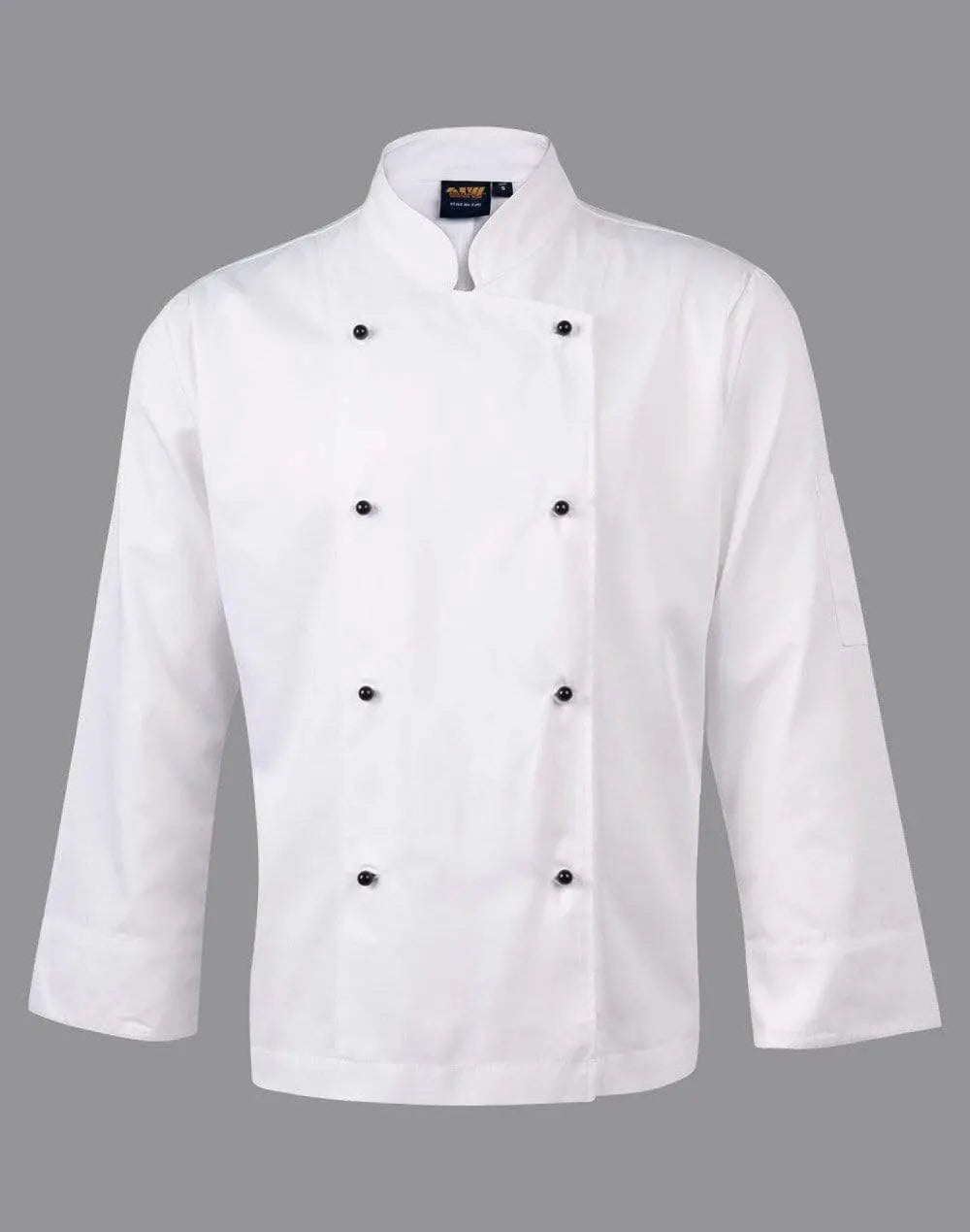 Chef's Long Sleeve Jacket CJ01 Hospitality & Chefwear Australian Industrial Wear S White